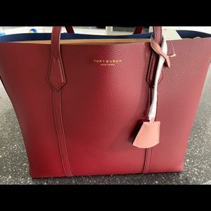Tory Burch Perry Triple Compartment Leather Tote
